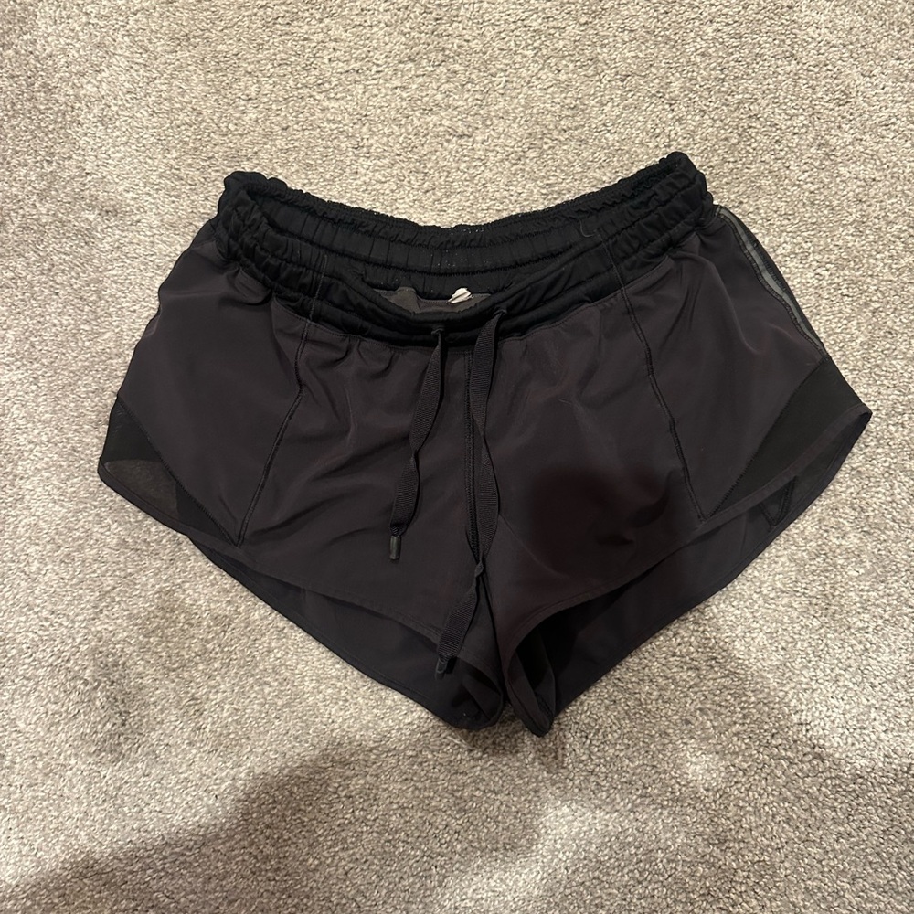Lululemon Black hotty hot Shorts